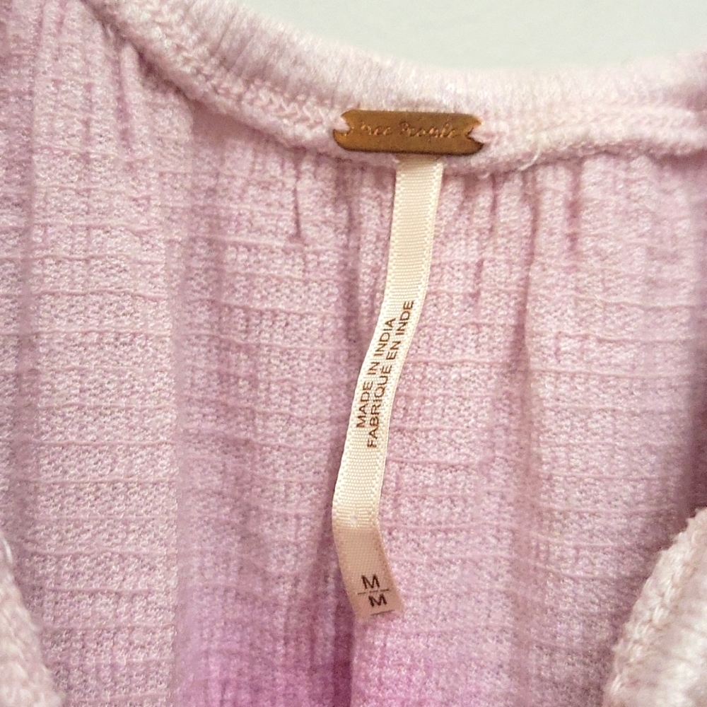 Free People *Cora Lee Ombre Ruffled Tank Top/ M - Picture 5 of 7